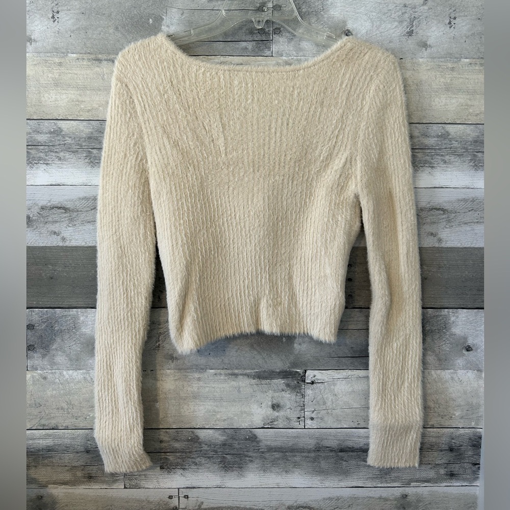 No Boundaries Cream Women's Sweater
